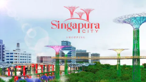Foto demonstrativa de Shopping Singapura em Caldas Novas: Compras e Lazer